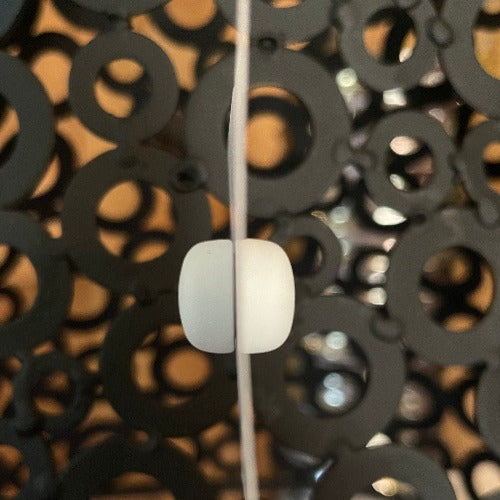 White Magnetic Brooch