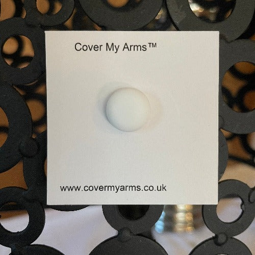 White Magnetic Brooch